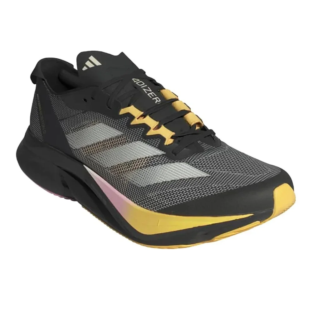 Adidas Adizero Boston 12 Men's 10 Core Black Zero Metallic IF9212 New